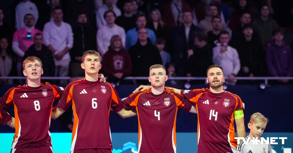 Cerības dzīvo puslaiku – Francija pēc pārtraukuma sagrauj Latvijas futzālistus