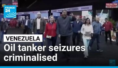Venezuela accuses US of 'extortion' and seeks to criminalise oil tanker seizures • FRANCE 24