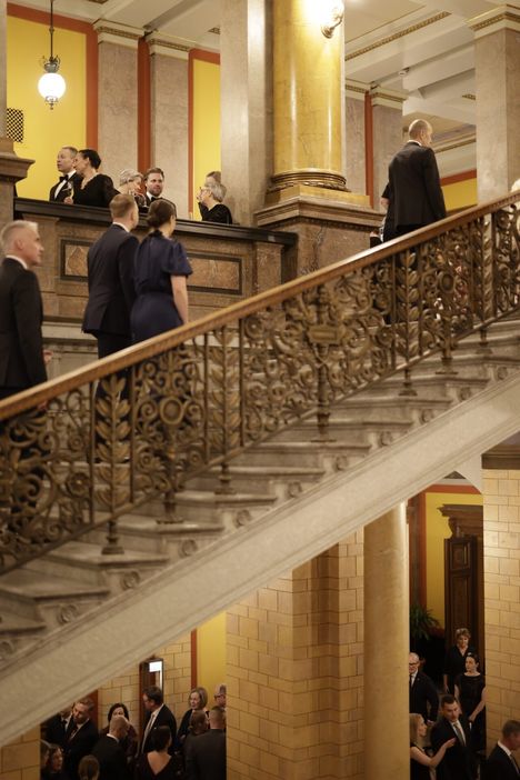 Puolustusministerin uudenvuoden vastaanotolla on jo vuosikymmenien perinteet.