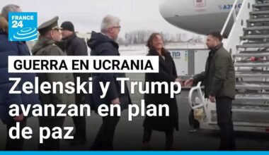Zelenski llega a EE. UU. para reunirse con Trump y avanzar en un plan de paz para Ucrania