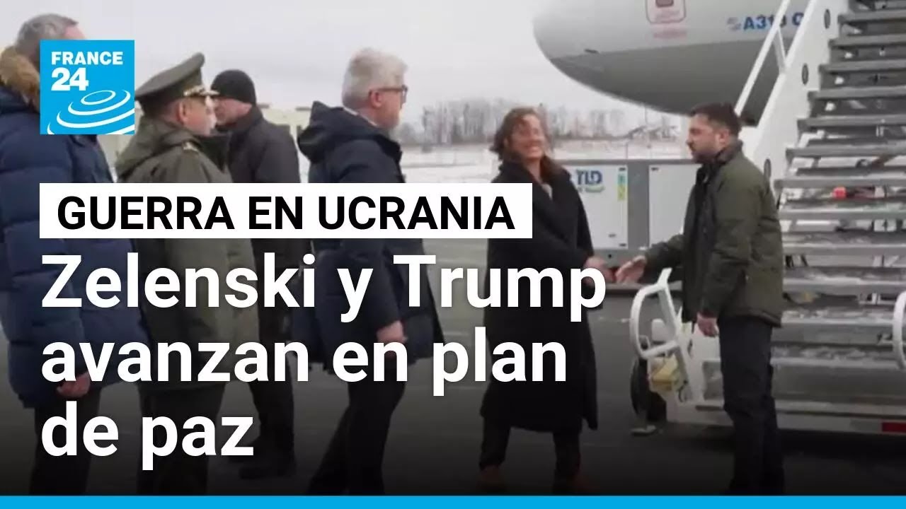 Zelenski llega a EE. UU. para reunirse con Trump y avanzar en un plan de paz para Ucrania