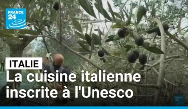 La cuisine italienne inscrite à l'Unesco • FRANCE 24
