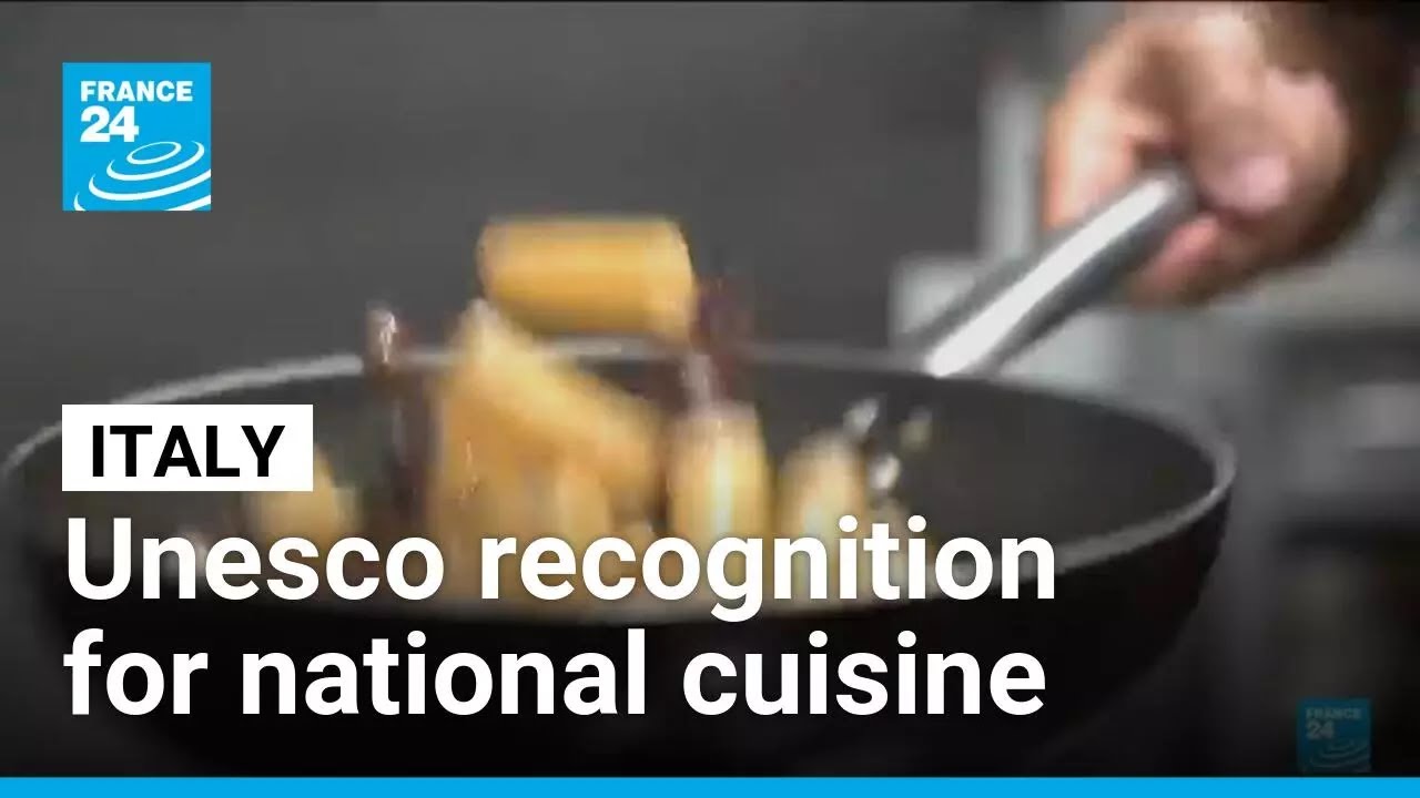 Italian cuisine gets UNESCO status • FRANCE 24 English