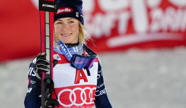 Shiffrin rallies in Austria to keep her World Cup slalom streak alive