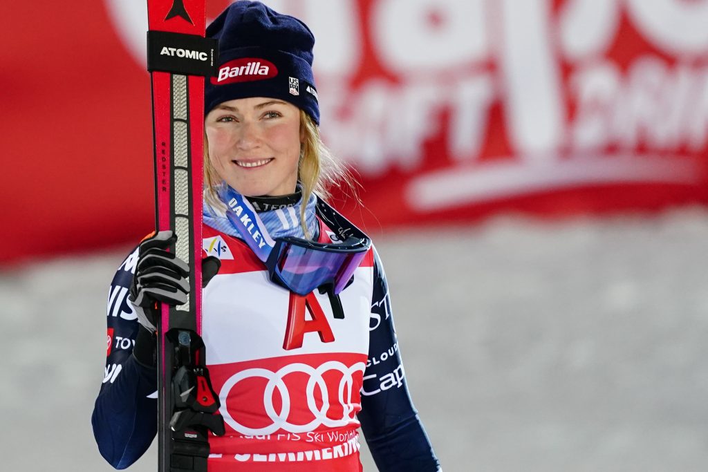 Shiffrin rallies in Austria to keep her World Cup slalom streak alive