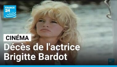 Décès de l'actrice Brigitte Bardot à l'âge de 91 ans • FRANCE 24
