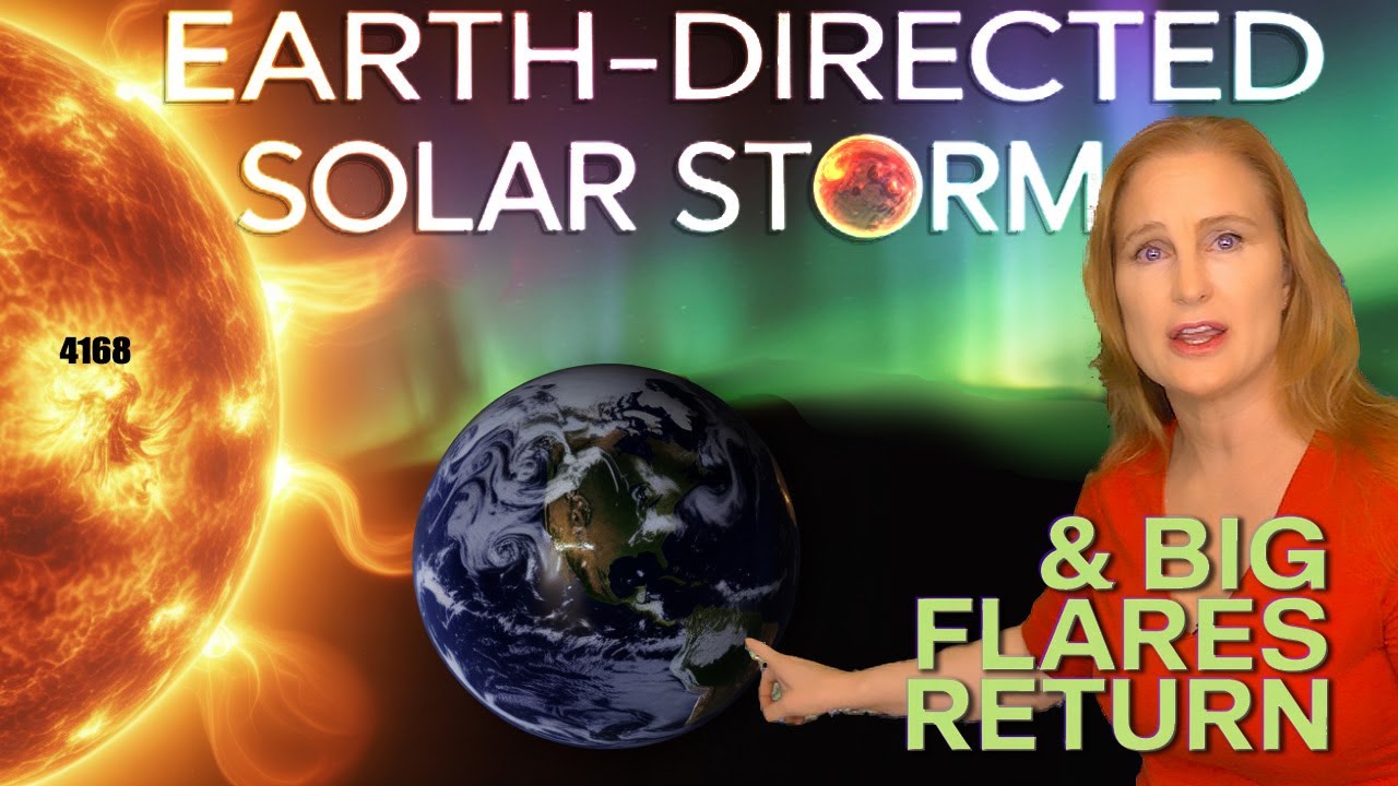 An Earth-Directed Storm Comes & Big Flares Return | Solar Storm Forecast 07 August 2025 - YouTube