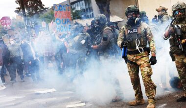 DHS sued over tear gas affecting Oregon homes near ICE facility protests