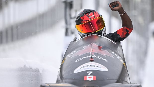 'This feels amazing': Canada's Cynthia Appiah earns silver in World Cup monobob in Germany