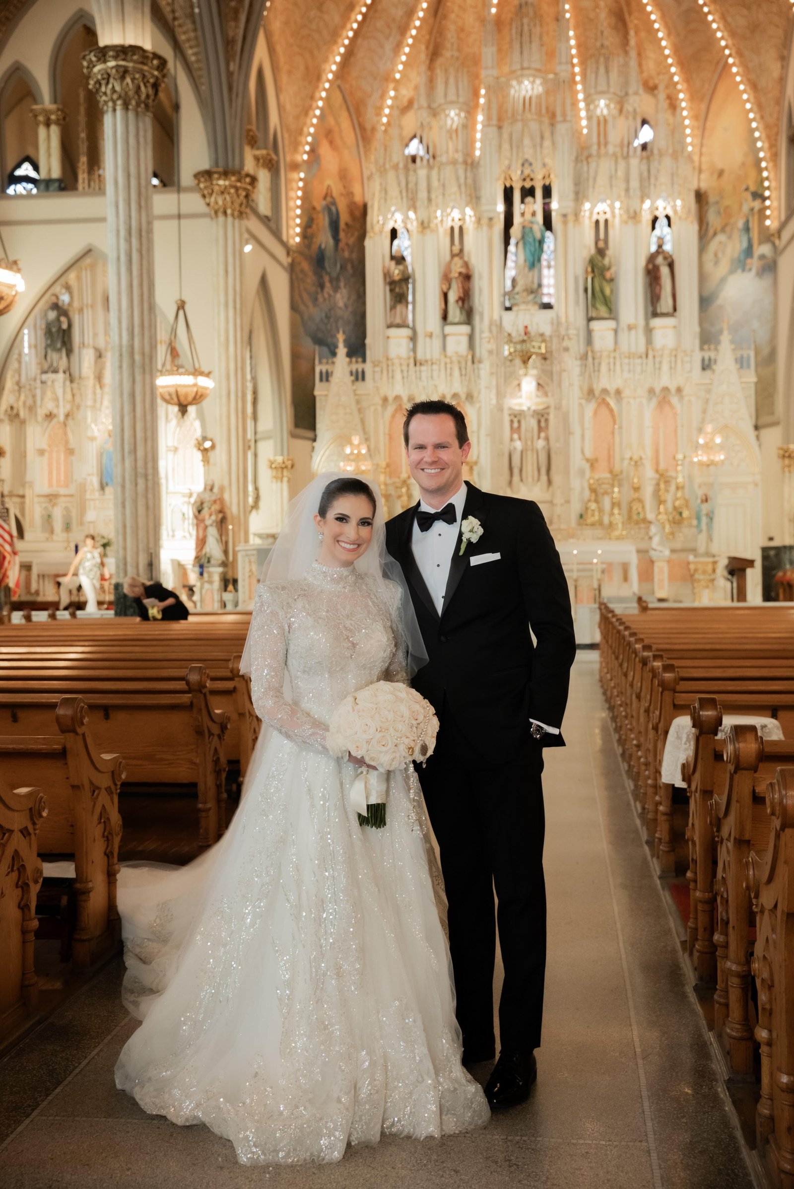 Brandon and Gabriella (D'Agostini) Barlow were married Sept. 20, 2025, at Sweetest Heart of Mary Church in Detroit. The couple immediately hit it off after their first date in 2023, sharing their commitment to the Catholic faith.