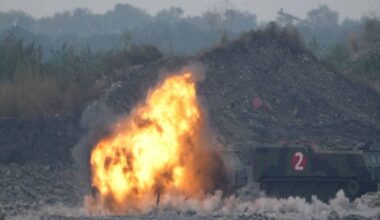 China flexes its military muscles around Taiwan