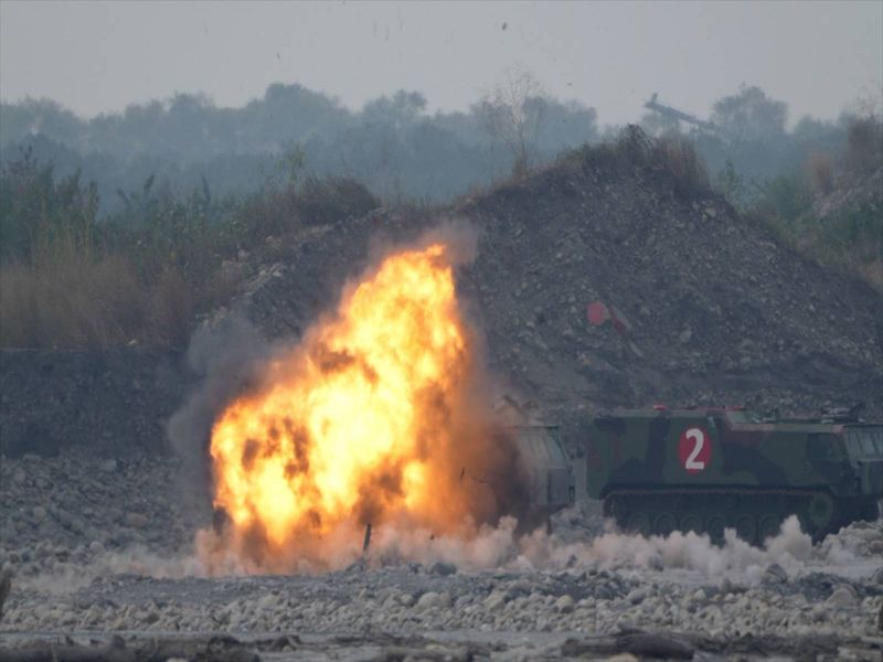 China flexes its military muscles around Taiwan