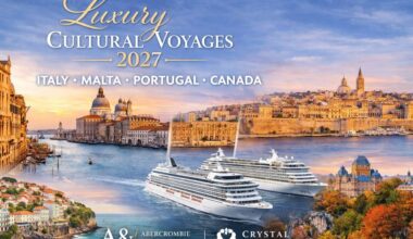 Italy, malta, portugal lead the charge: 2027 a&k x crystal cruises to revolutionize luxury travel across europe!