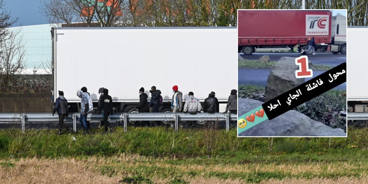 Asylum seekers in France share social media video tutorial on how to smuggle into Britain