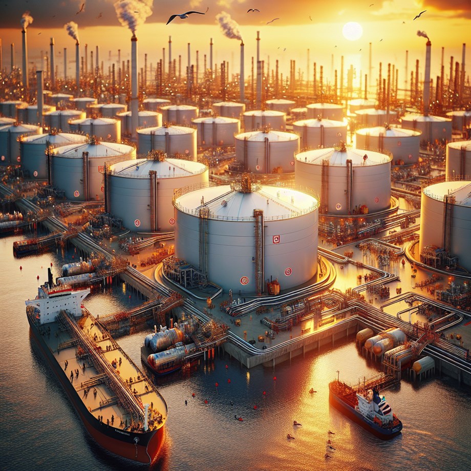 Blaze on the Border: Ukrainian Drone Strikes Russian Oil Depot