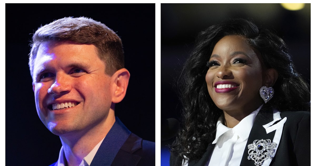 Democrats Jasmine Crockett, James Talarico use national and local TV to press Senate bids
