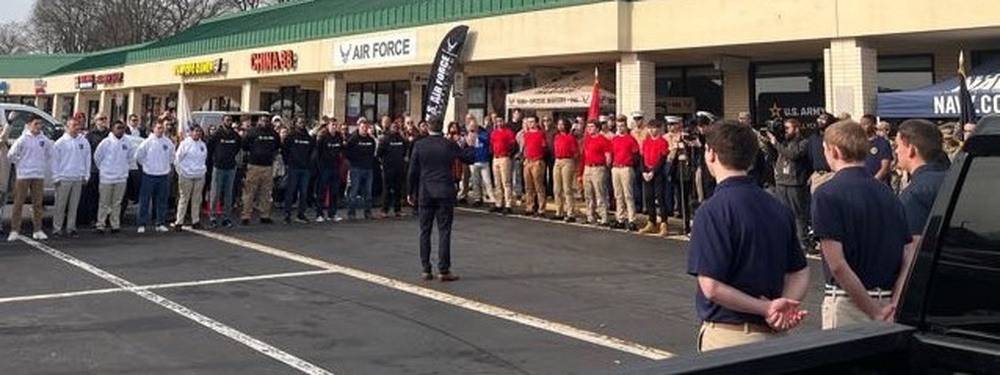 DVIDS - News - Hegseth Leads Multi‑Service Swear‑In Ceremony in Newport News