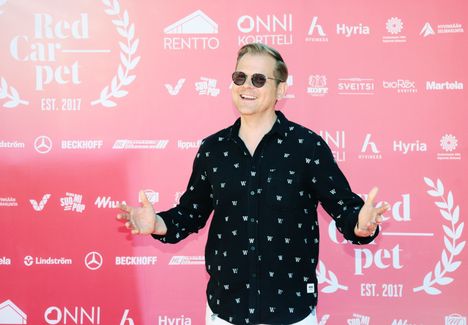 Antti Luusuaniemi Red Carpetin mediatilaisuudessa kesäkuussa 2021.