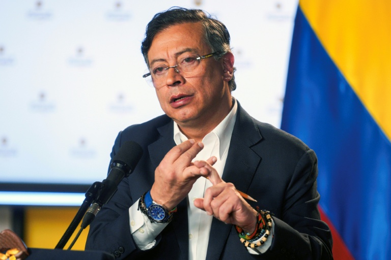 Colombian president Gustavo Petro
