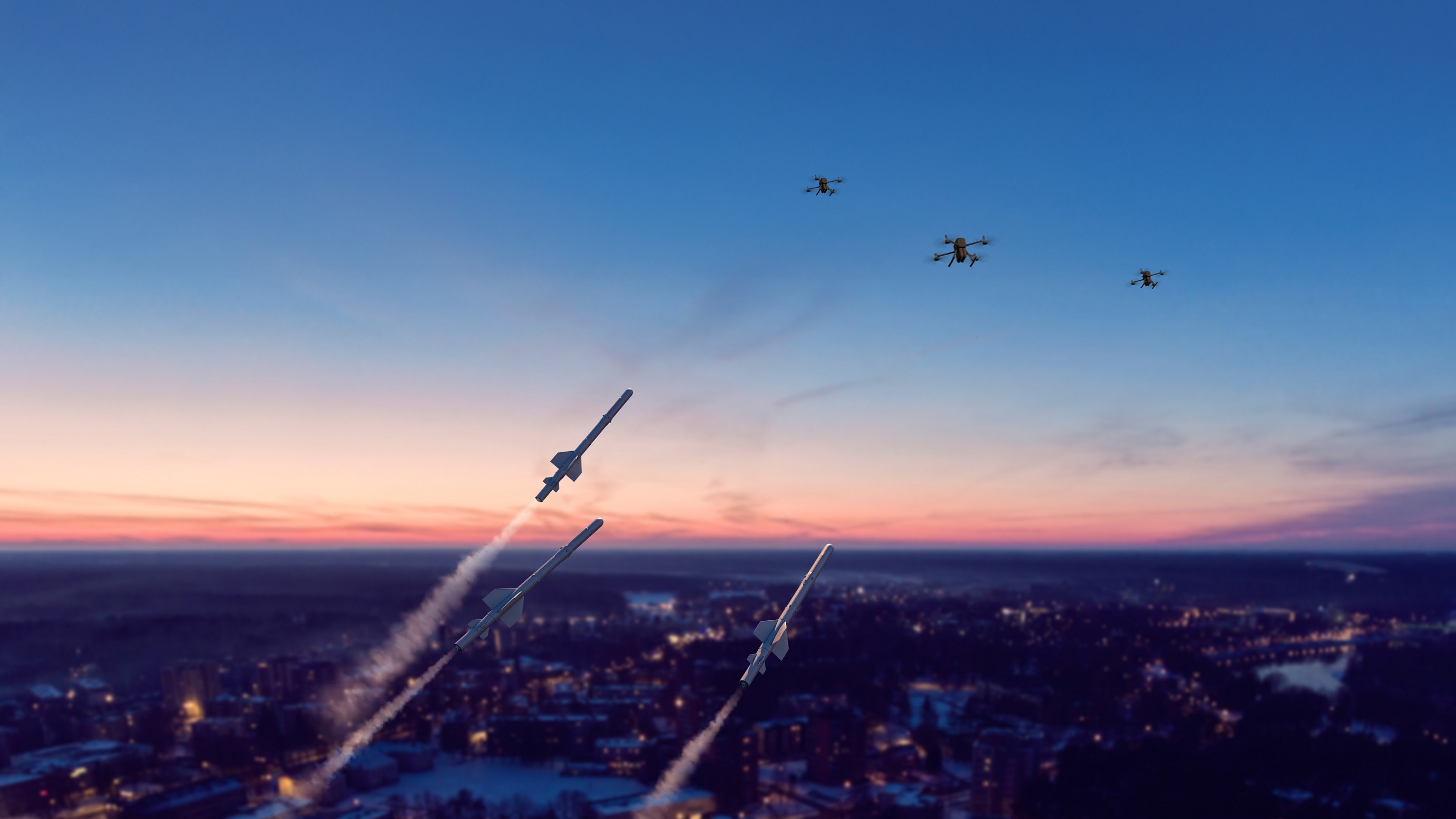 The Nimbrix C-UAS system developed by SAAB is designed to be a cost-effective solution for shooting down swarms of drones. 