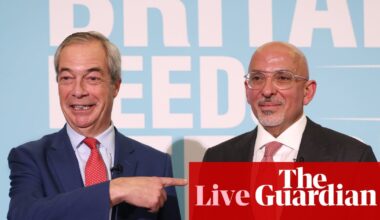 Zawahi failed to secure peerage from Badenoch before Reform UK defection, Tory sources claim – UK politics live | Politics