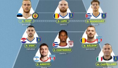 Volei masculin: Corona Brașov - trei jucători în echipa etapei