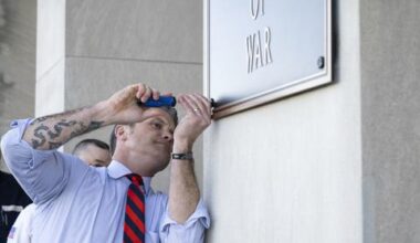 Department of War rebrand could cost from $10 million to ‘hundreds of millions,’ CBO says