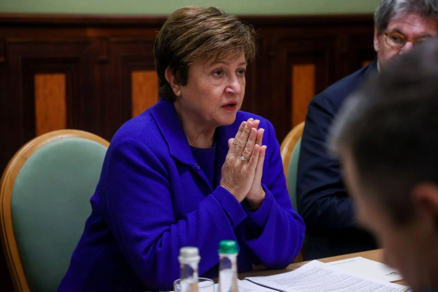 IMF head Georgieva arrives in Kyiv for first visit since 2023