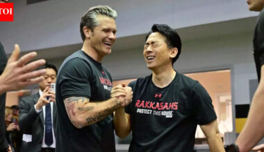 'Male Bonding': US' Pete Hegseth and Japan's Shinjiro Koizumi in rowing battle, watch video