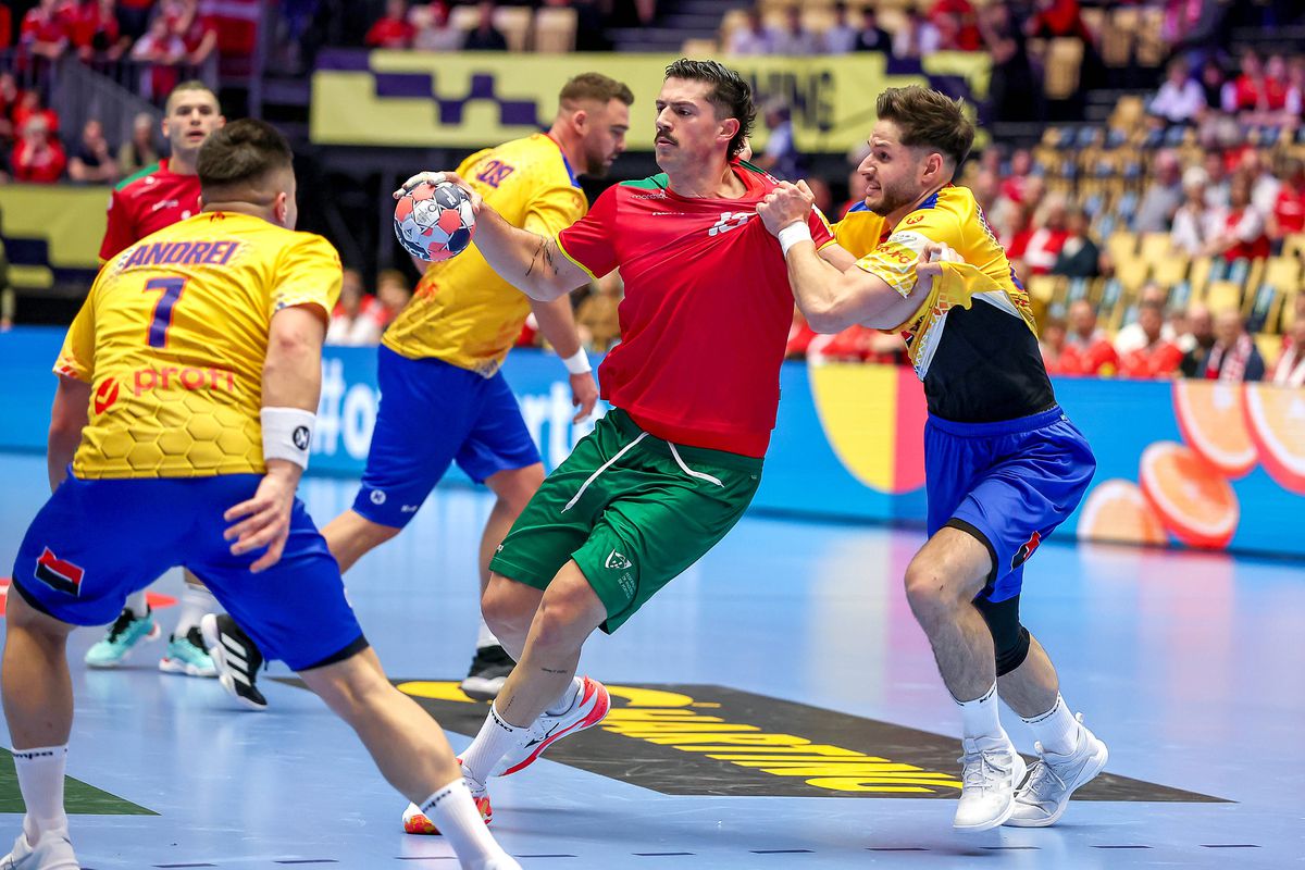 Portugalia 34-40, primul meci pentru tricolori la EURO 2026 de handbal masculin