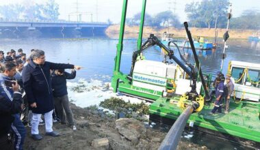 Finland-made advanced dredger deployed to clean Najafgarh Drain
