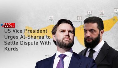 US Vice President Urges Al-Sharaa to Settle Dispute With Kurds, WSJ Says
