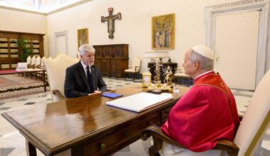 Pope Leo XIV meets the President of the Czech Republic