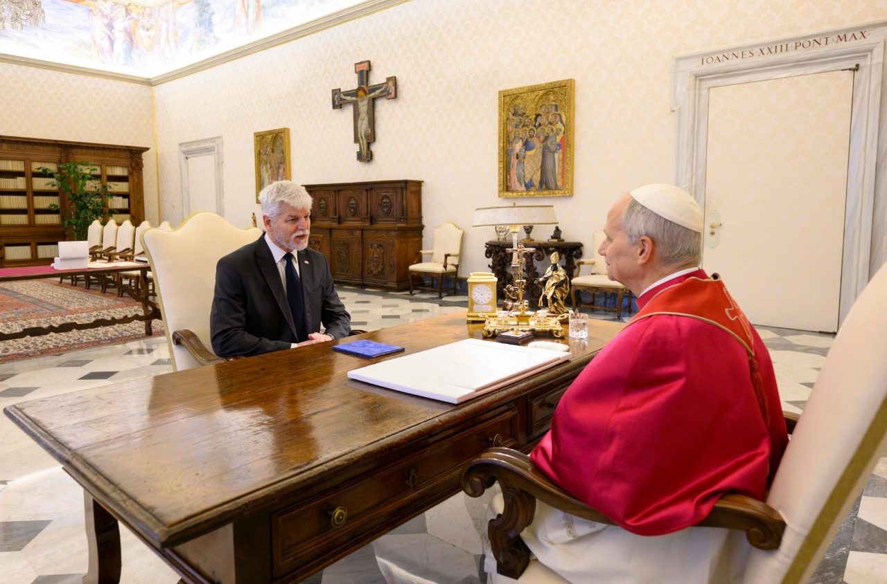 Pope Leo XIV meets the President of the Czech Republic