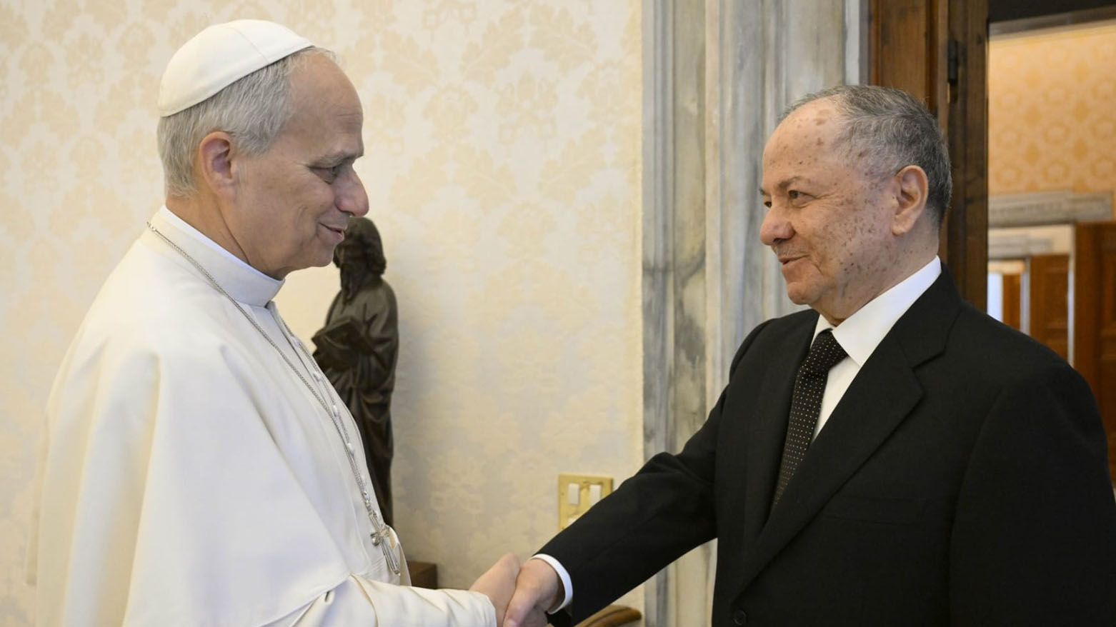 President Masoud Barzani Meets Pope Leo XIV at the Vatican
