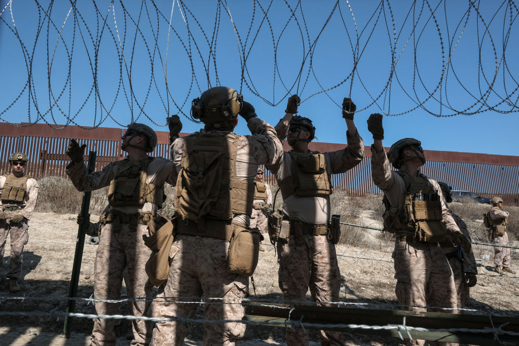 U.S. Marines at the border
