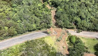 Weeks of work to clear part of State Highway 35 due to 'massive' slip