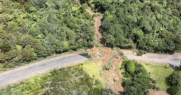 Weeks of work to clear part of State Highway 35 due to 'massive' slip