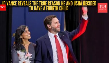 Not out of love! JD Vance reveals why he and Usha decided to have a fourth child