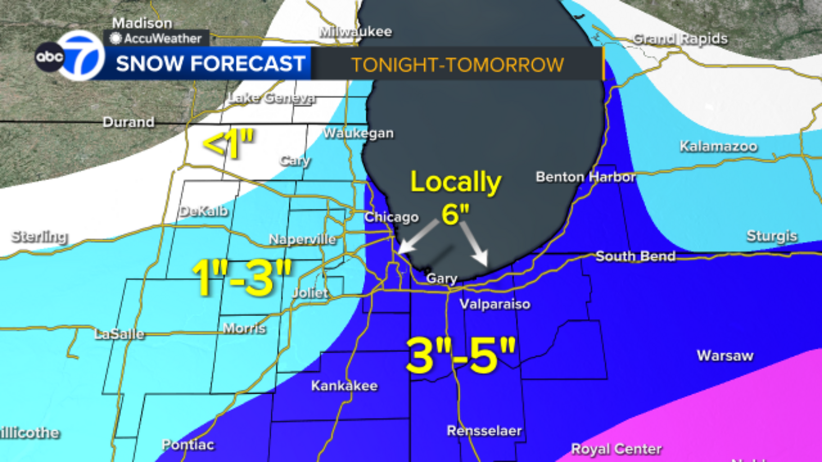Weather, Chicago snow forecast: Dangerous wind chill temperatures continue, lake-effect snow expected as winter storm sweeps US