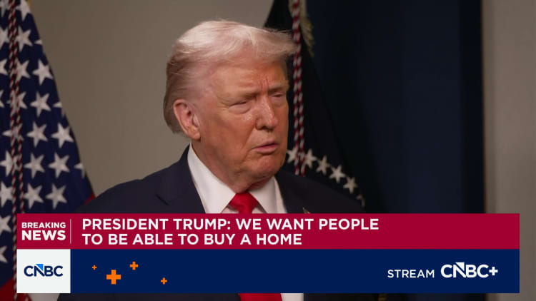 President Trump: We want people to be able to buy a home