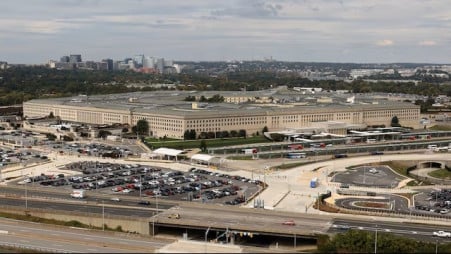 A general view of the Pentagon in Washington, DC, US, 15 October 2025. REUTERS/Kevin Lamarque