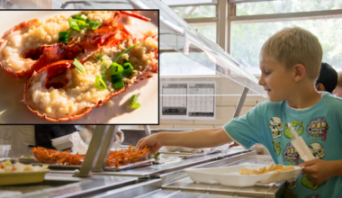 This​ photo of a school lunch in South Korea sparked a debate about how American kids eat