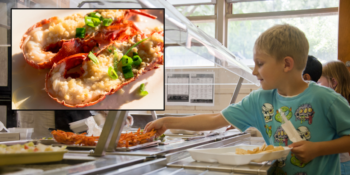 This​ photo of a school lunch in South Korea sparked a debate about how American kids eat