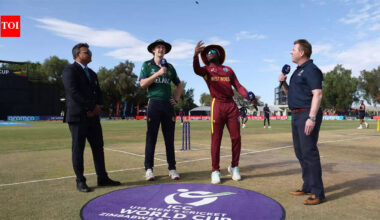 Ireland Under-19 23/0 in 5.5 Overs