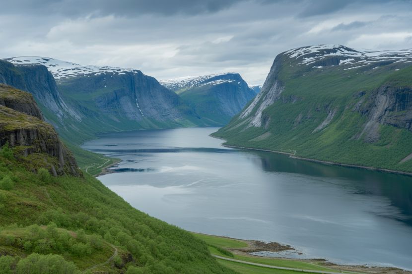 Explore the beauty of norway's fjords in spring, where waterfalls and vibrant landscapes await