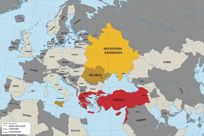 North macedonia joins kosovo belarus romania and more in the 2025 henley passport index as countries with restricted travel access and limited visa-free destinations 2 - travel and tour world North macedonia passport, kosovo passport, belarus passport, romania passport, henley passport index 2025, restricted travel access, visa-free destinations, global mobility, travel limitations, eu passport comparison, passport rankings