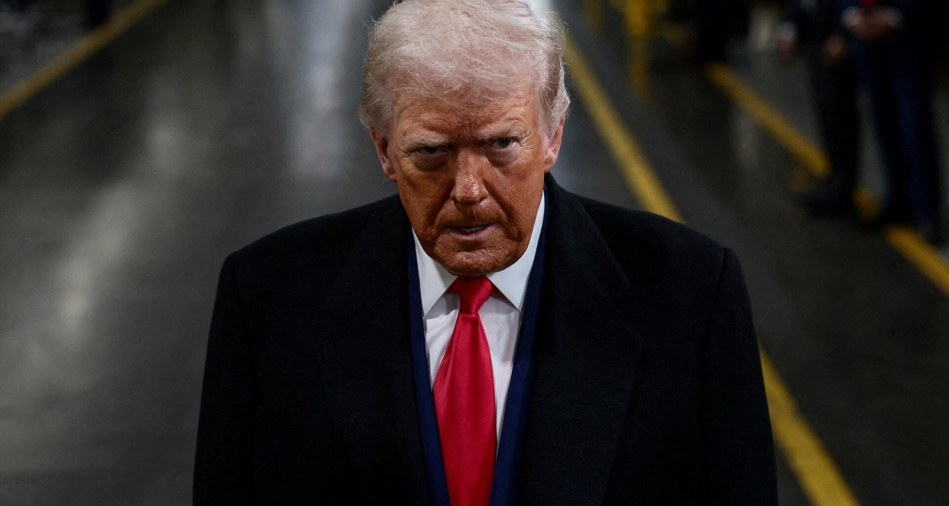 U.S. President Donald Trump visits a Ford production center in Dearborn, Michigan, U.S., Jan 13. Reuters-Yonhap