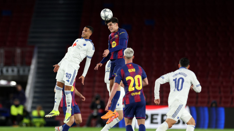 Барселона - Копенхаген 4:1 (Развой на срещата по минути)