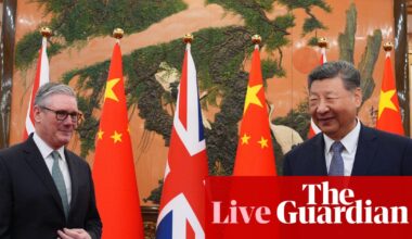 Starmer-Xi meeting live: UK prime minister says he wants ‘more sophisticated’ relationship with China | Keir Starmer